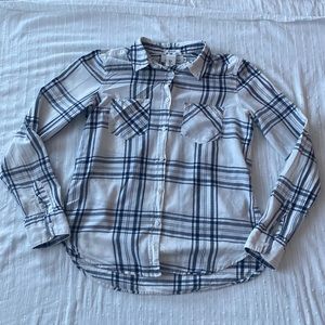 Regular H&M Button Down Flannel Pattern Size 4